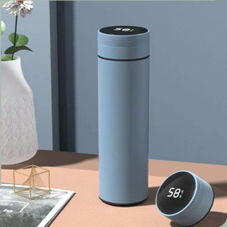 Portable Intelligent Temperature Display Stainless Steel Insulation Cup - Mubimart