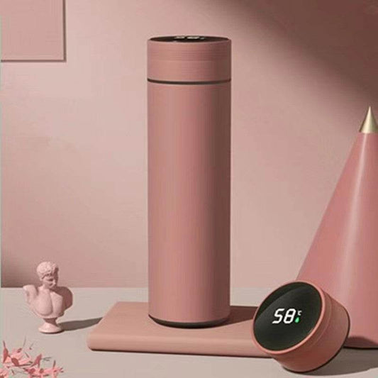 Portable Intelligent Temperature Display Stainless Steel Insulation Cup - Mubimart