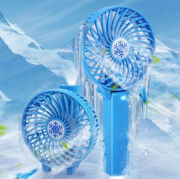 Portable Mini Hand Fan USB Rechargeable Foldable Handheld Fan - Mubimart