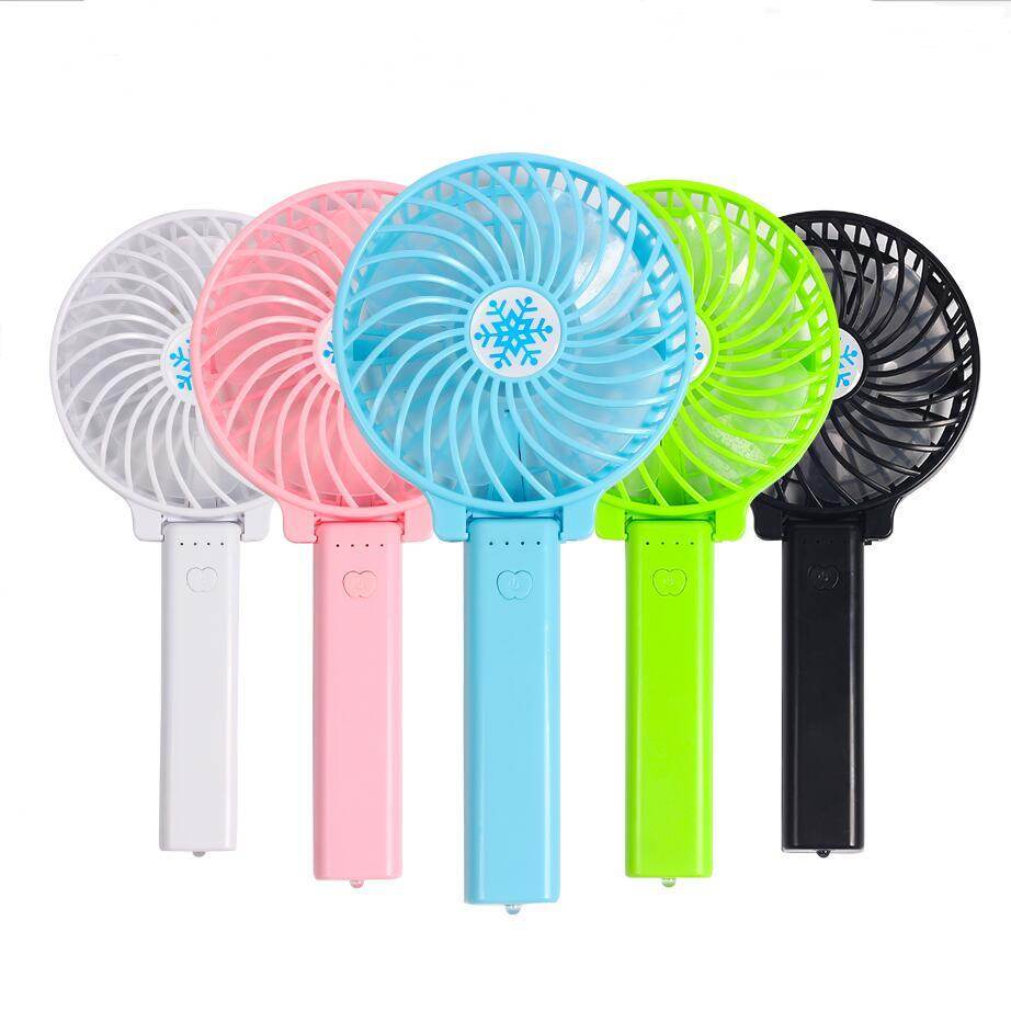 Portable Mini Hand Fan USB Rechargeable Foldable Handheld Fan - Mubimart