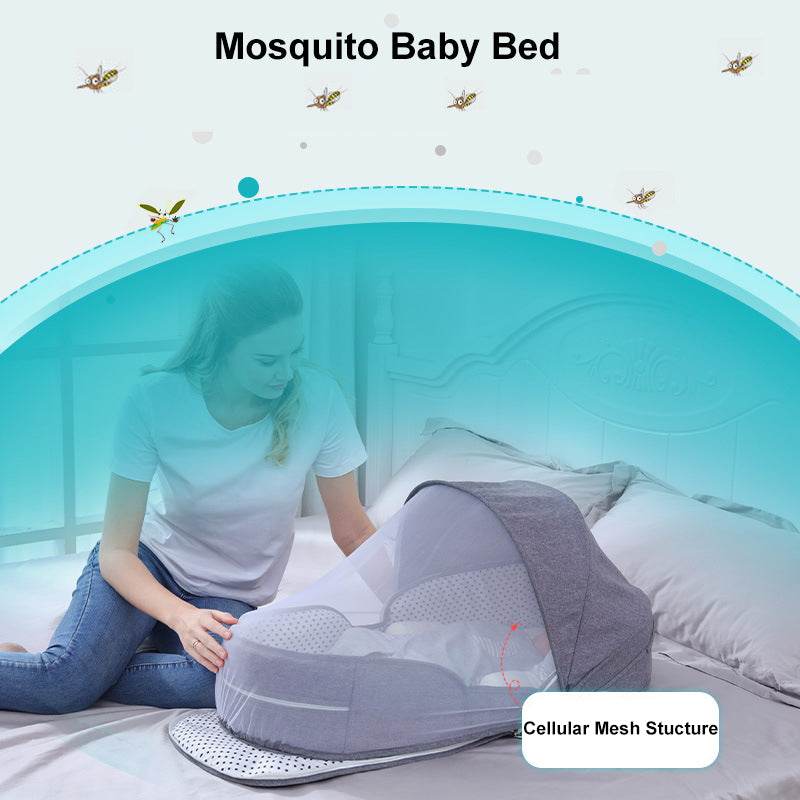 Portable Removable Folding Crib Baby Bed Mammy Bag - Mubimart