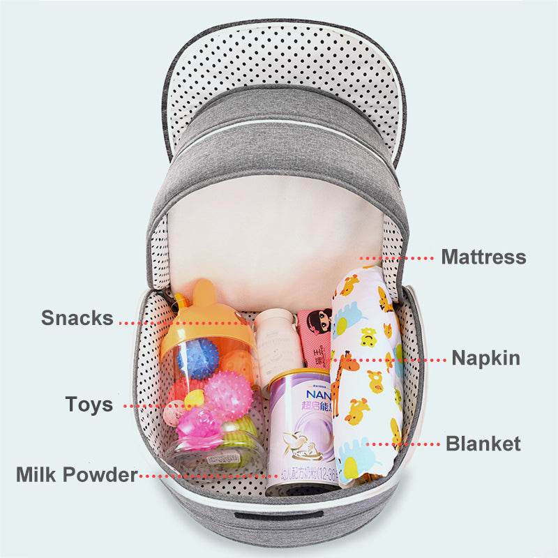 Portable Removable Folding Crib Baby Bed Mammy Bag - Mubimart