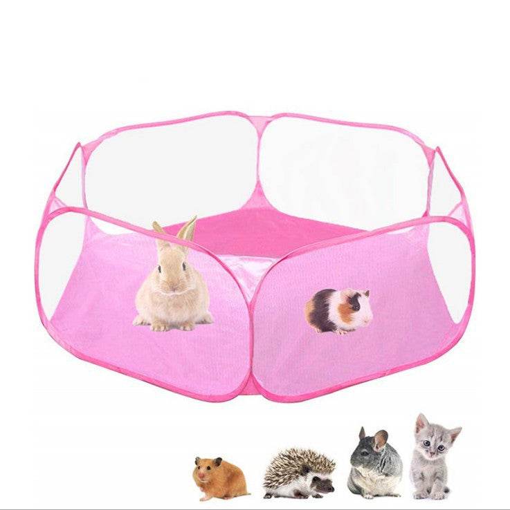 Portable Small Animal Playpen Folding Outdoor Indoor Exercise Pet Cage Tent - Mubimart
