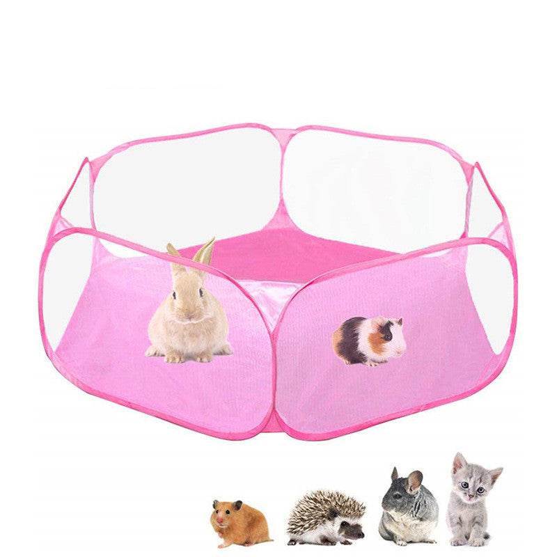 Portable Small Animal Playpen Folding Outdoor Indoor Exercise Pet Cage Tent - Mubimart