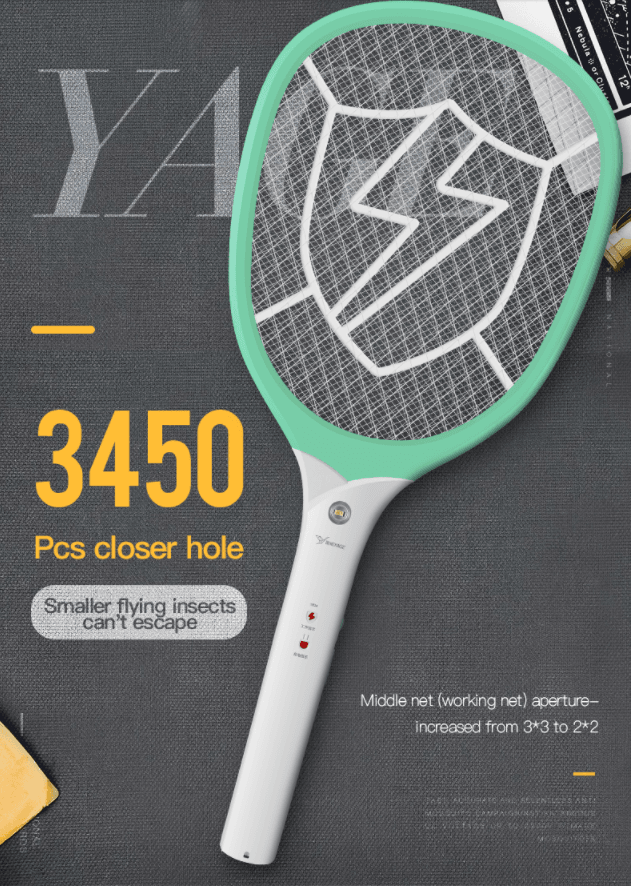 Powerful electric mosquito swatter - Mubimart