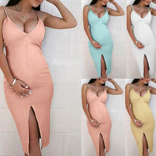 Pregnant-Clothes Party-Dress - Mubimart