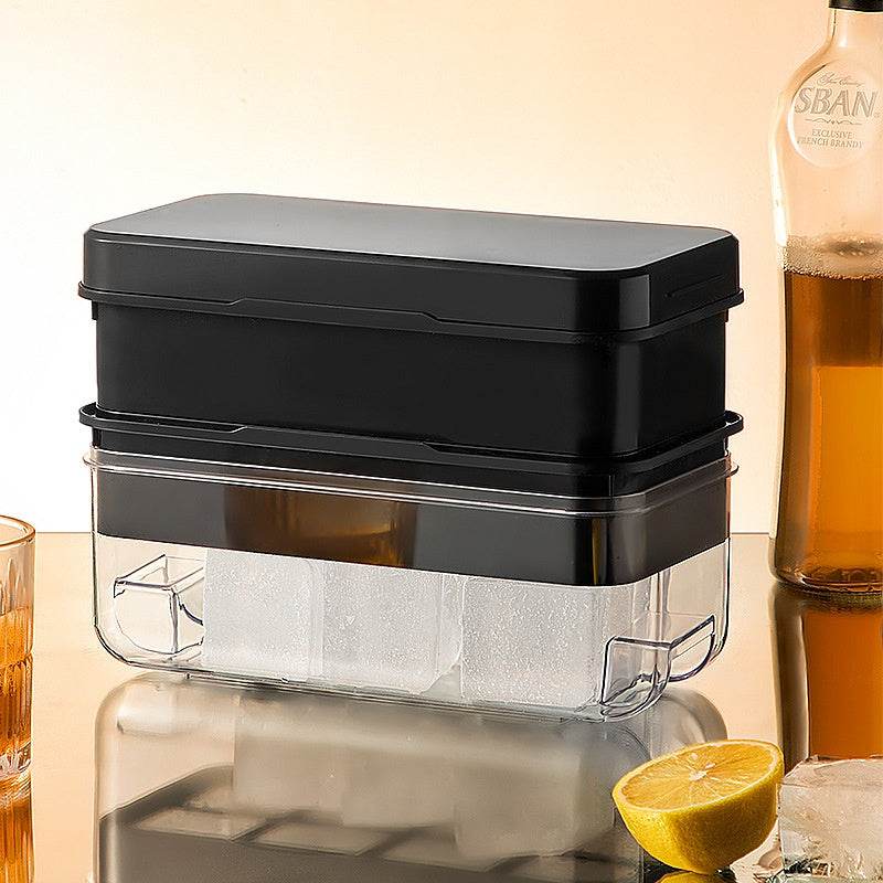 Press Large Ice Cube 5cm Square Ice Tray Food Grade Ice Making Mold - Mubimart