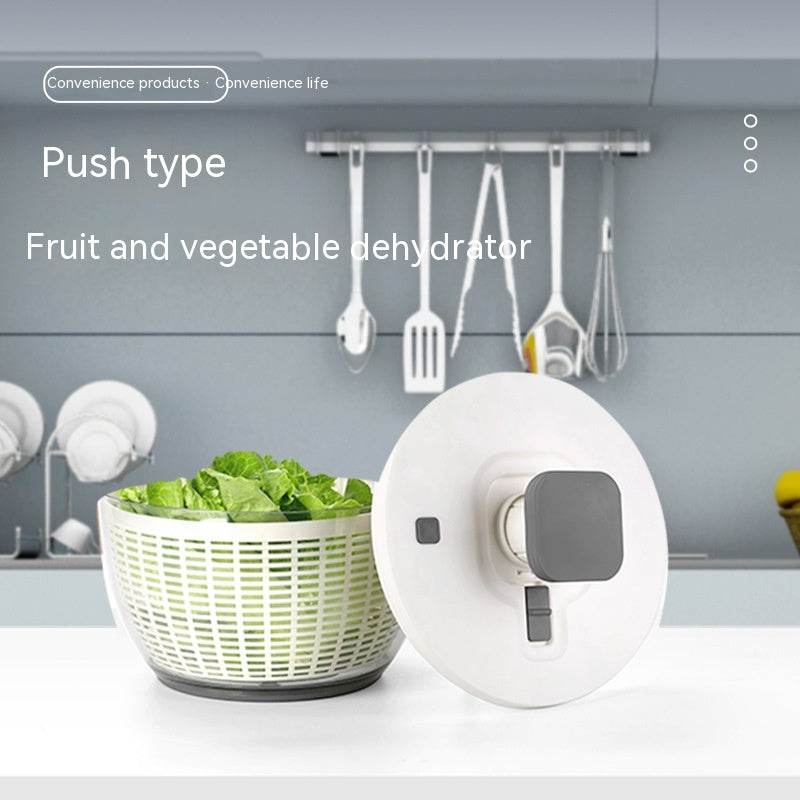 Press Vegetables Dehydrater Fruits Salad Spinner Household - Mubimart