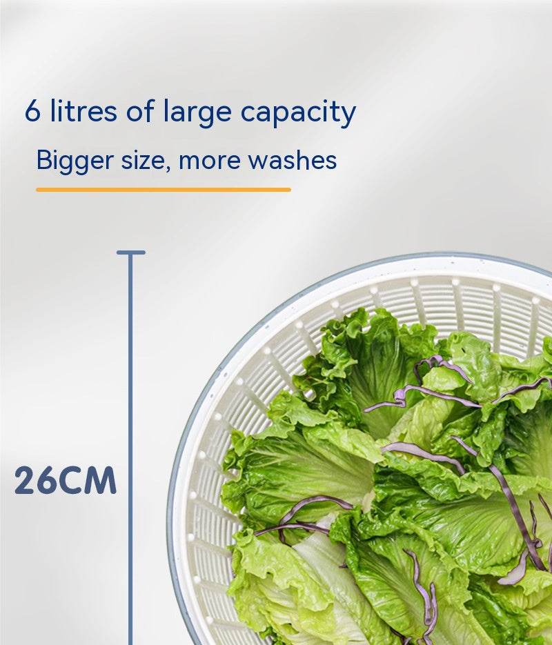 Press Vegetables Dehydrater Fruits Salad Spinner Household - Mubimart
