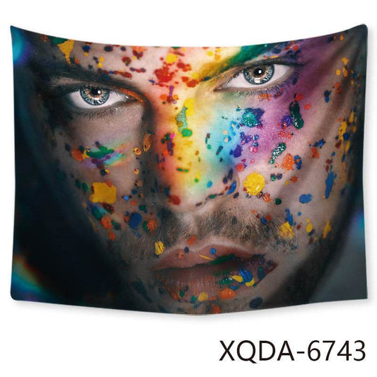 Printed wall hanging beach blanket - Mubimart