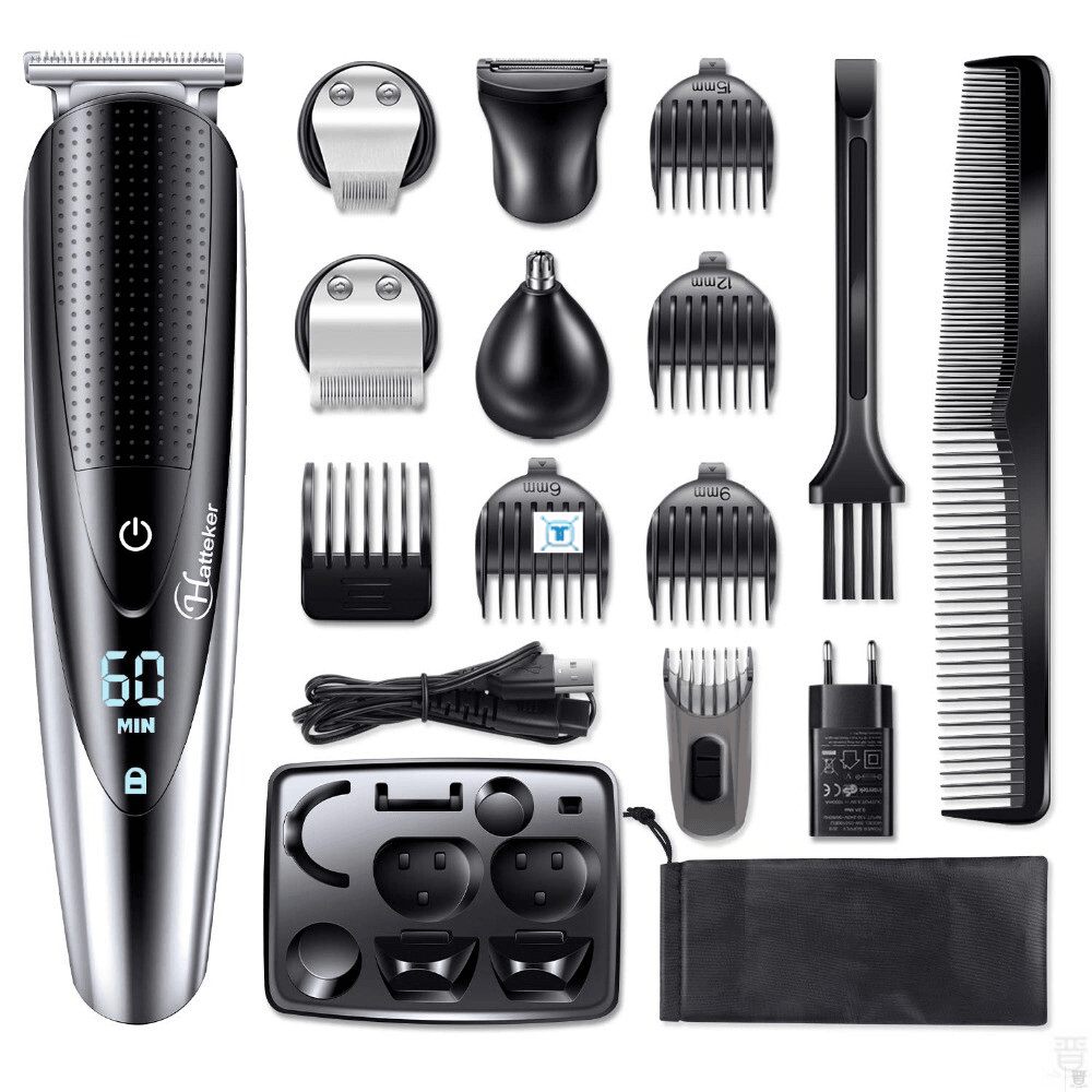 Professional Waterproof Barber Beard Trimmer Body Face - Mubimart
