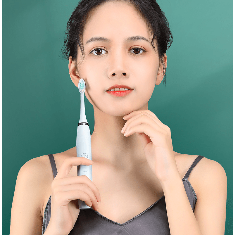 Rechargeable ultrasonic electric toothbrush - Mubimart