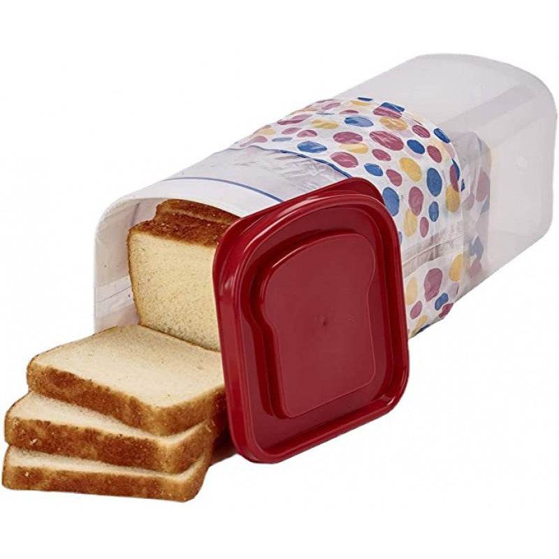 Rectangular Bread Box With Handle Translucent Cake Container Packaging Box Storage Case For Dry Foods Loaf Cake Keeper - Mubimart