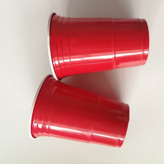 Regular Disposable Two-color Plastic Party Non-toxic Two-color Cup - Mubimart