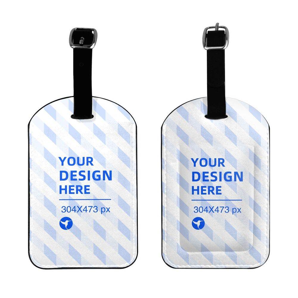 Removable And Convenient Leather Luggage Tag - Mubimart