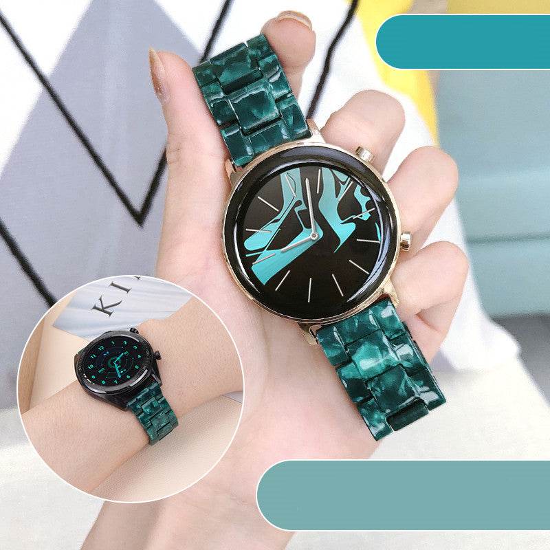 Resin Smart Watch Belt - Mubimart