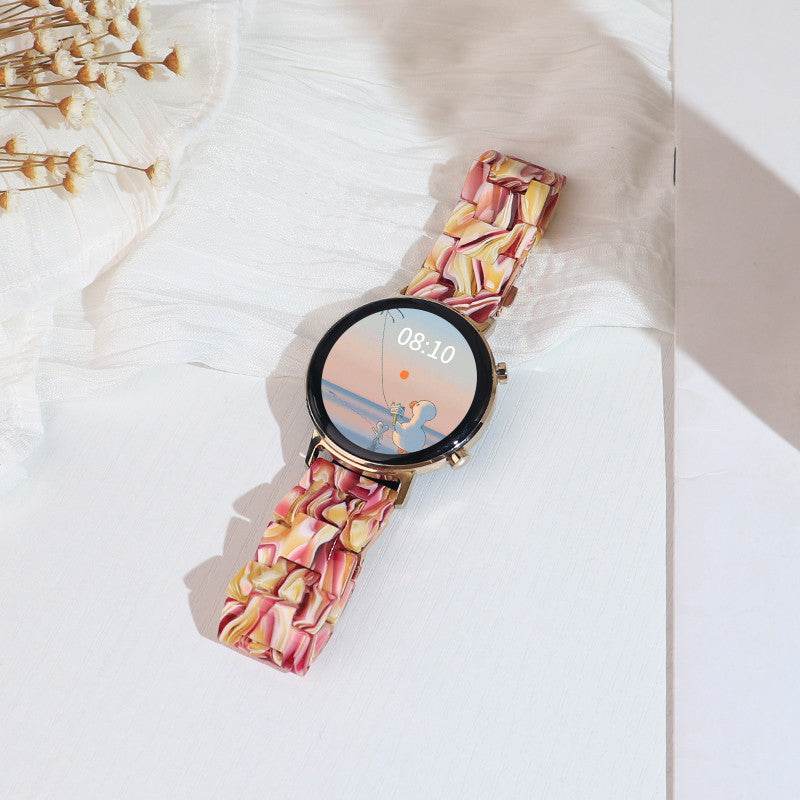 Resin Smart Watch Belt - Mubimart