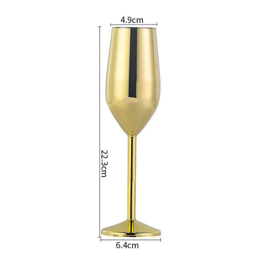 Retro-Wine-Glass-With-Tulip-Glass-Mubimart-9575 - Mubimart