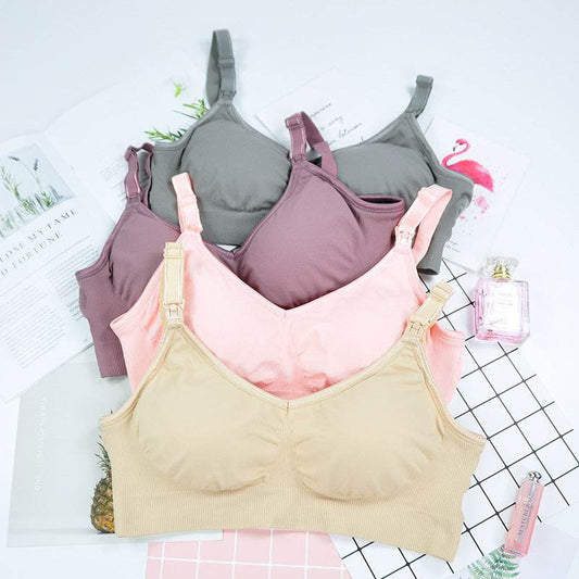 Seamless Nursing Bra Maternity Nursing - Mubimart