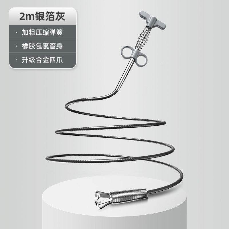 Sewer Dredging Toilet Toilet Kitchen Floor Drain Blocking Cleaner Home Sewer Dredging Tool - Mubimart