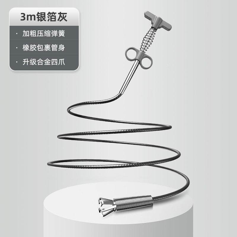 Sewer Dredging Toilet Toilet Kitchen Floor Drain Blocking Cleaner Home Sewer Dredging Tool - Mubimart