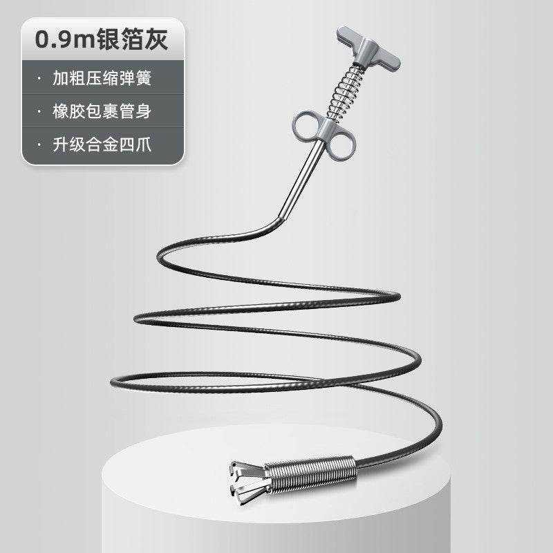 Sewer Dredging Toilet Toilet Kitchen Floor Drain Blocking Cleaner Home Sewer Dredging Tool - Mubimart