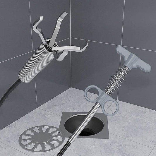 Sewer Dredging Toilet Toilet Kitchen Floor Drain Blocking Cleaner Home Sewer Dredging Tool - Mubimart