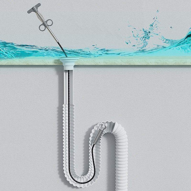 Sewer Dredging Toilet Toilet Kitchen Floor Drain Blocking Cleaner Home Sewer Dredging Tool - Mubimart