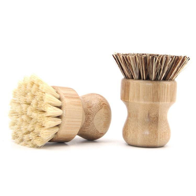 Short handle round dish washing brush - Mubimart