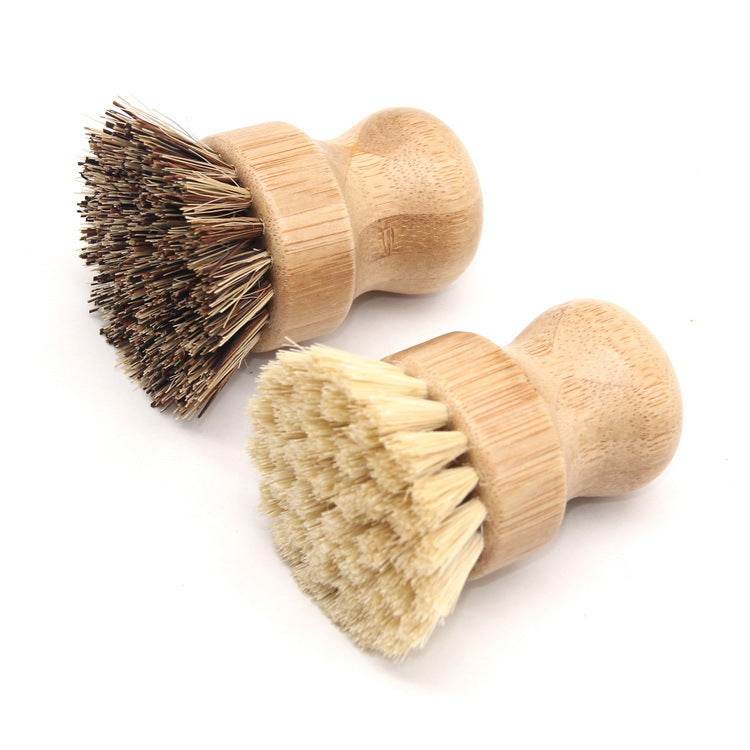 Short handle round dish washing brush - Mubimart