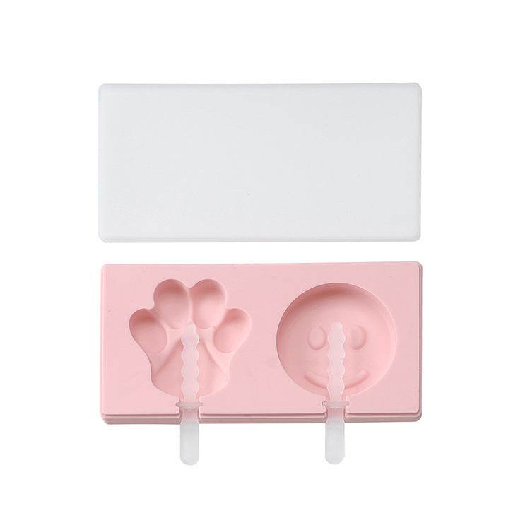 Siamese Ice Cream Mold With Lid Silicone Ice Cream Stick Ice Mold - Mubimart