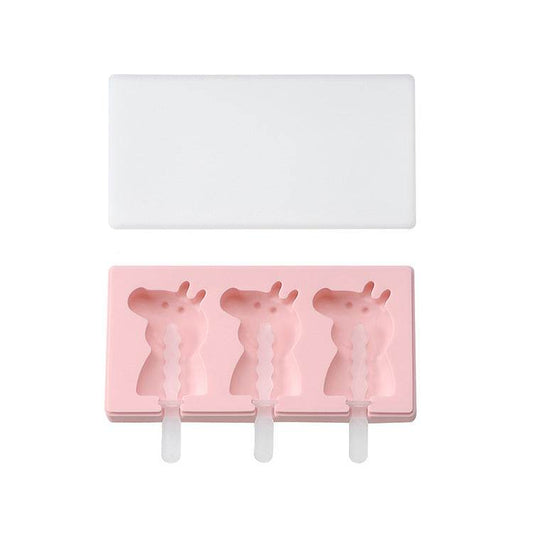 Siamese Ice Cream Mold With Lid Silicone Ice Cream Stick Ice Mold - Mubimart