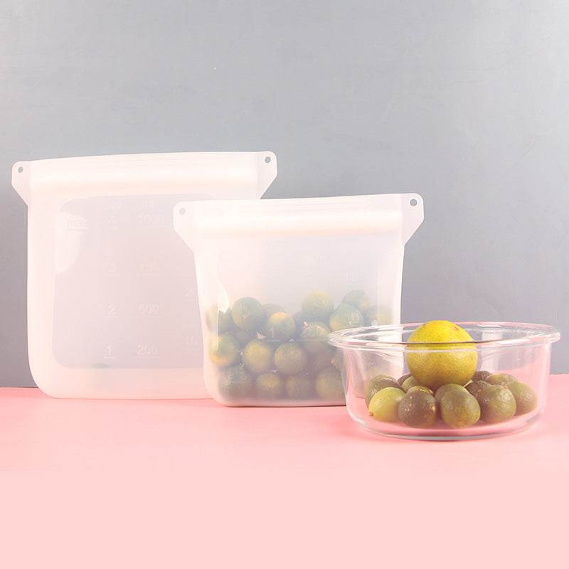 Silicone Food Safety And Tasteless Storage Bag - Mubimart