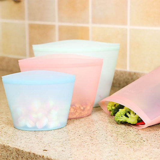Silicone Food Storage Fresh-keeping Bag - Mubimart