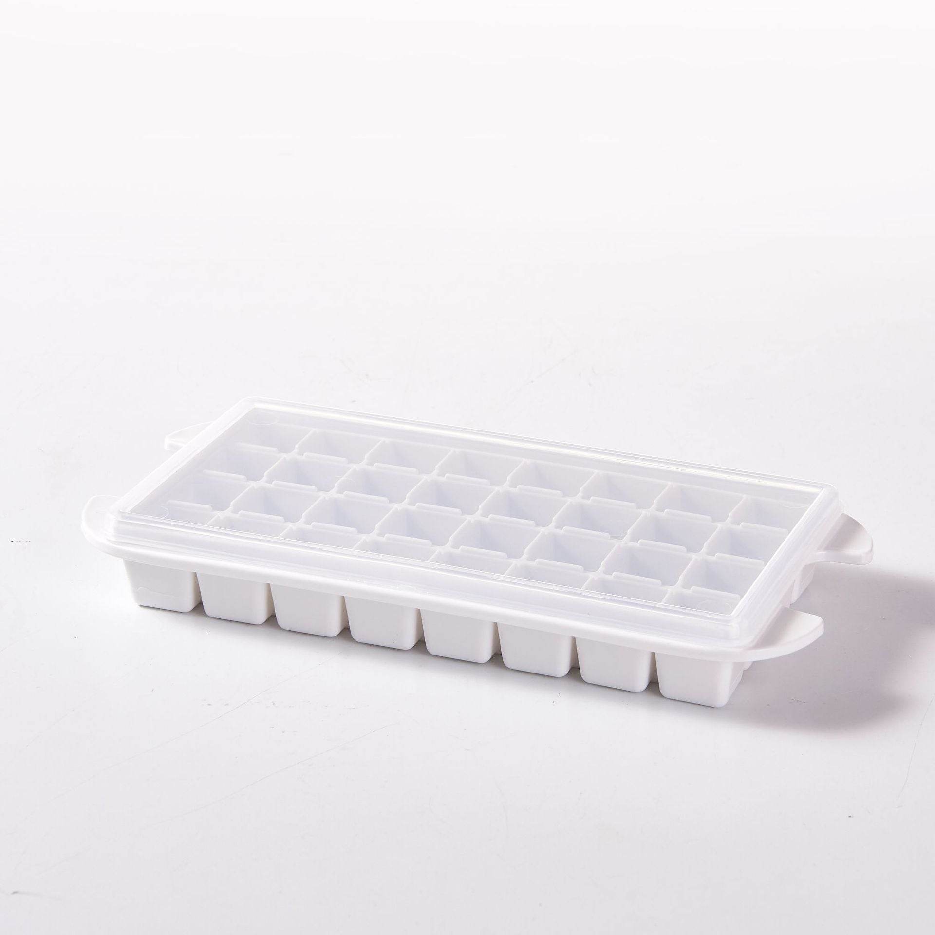 Silicone Ice Cube Mold Ice Tray Storage Box Refrigerator Ice Box - Mubimart