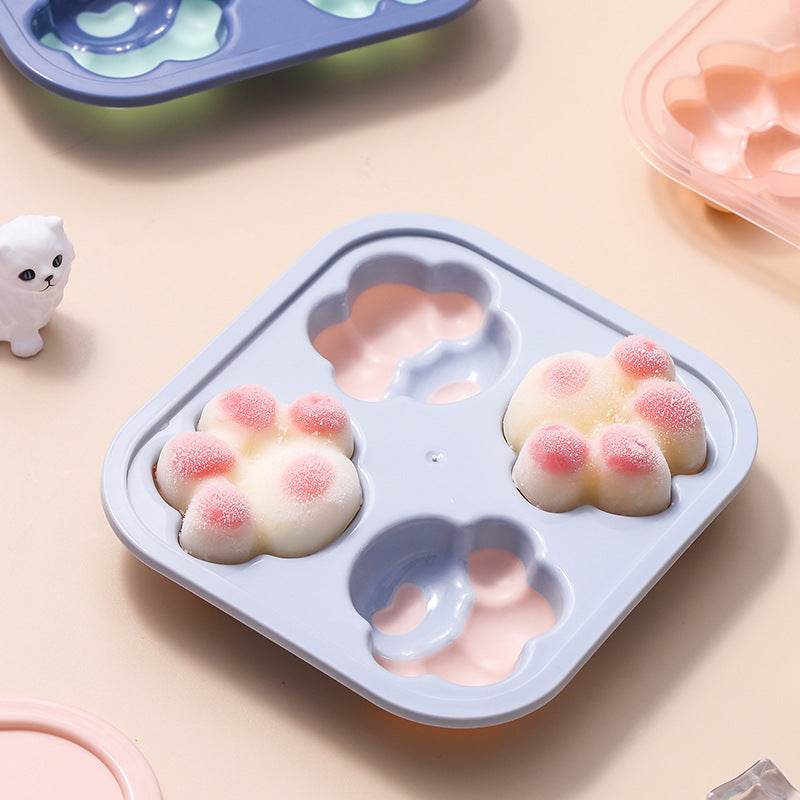 Silicone Ice Mold Cat's Claw Ice Cream Mold Ice Box Ice Tray - Mubimart