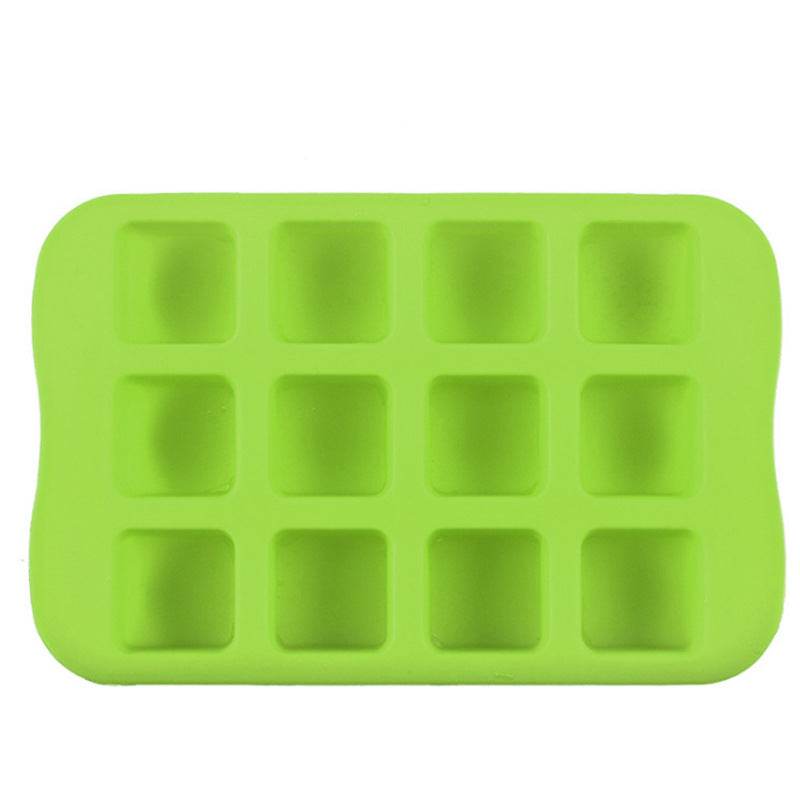 Silicone Shape Ice Tray Ice Cube Mold Square Ice Making D Children Cake Shape - Mubimart