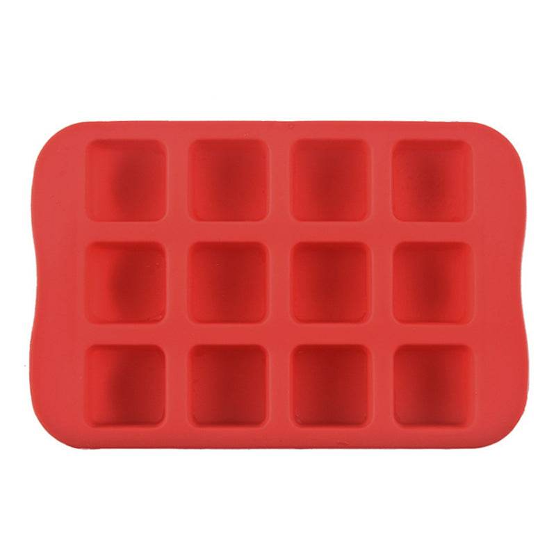 Silicone Shape Ice Tray Ice Cube Mold Square Ice Making D Children Cake Shape - Mubimart