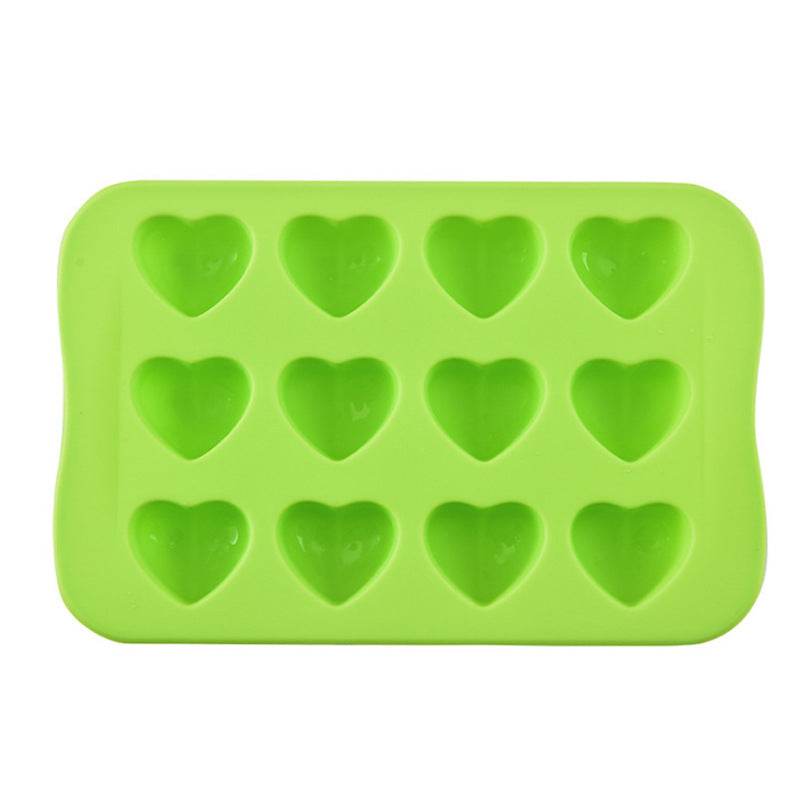 Silicone Shape Ice Tray Ice Cube Mold Square Ice Making D Children Cake Shape - Mubimart