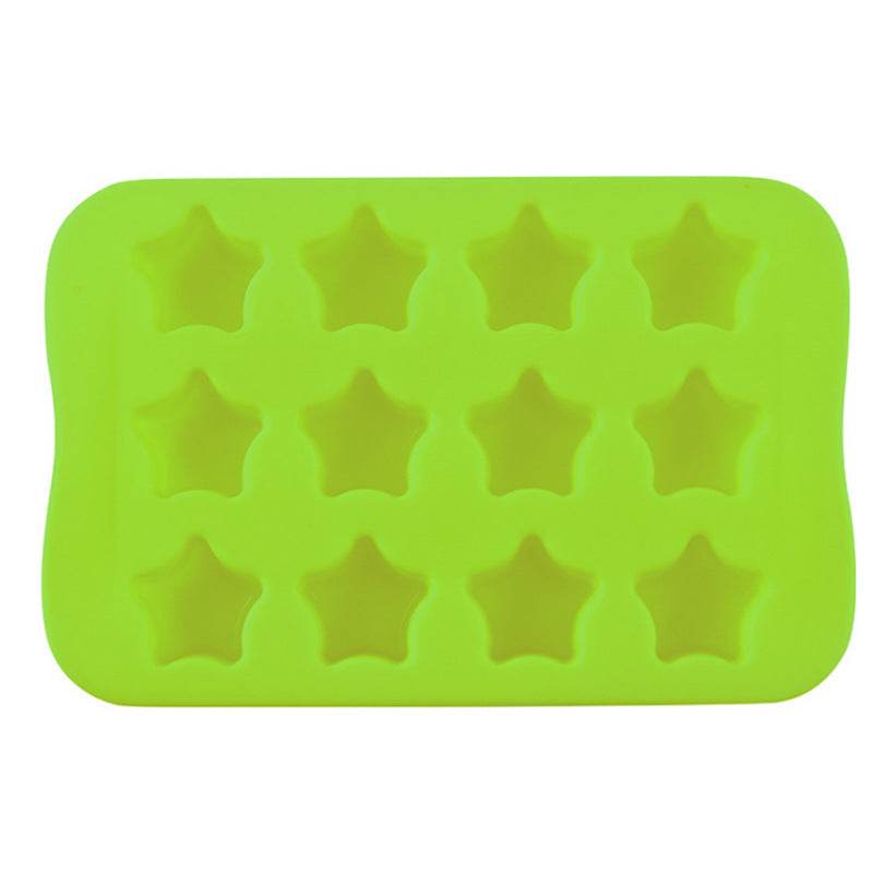 Silicone Shape Ice Tray Ice Cube Mold Square Ice Making D Children Cake Shape - Mubimart