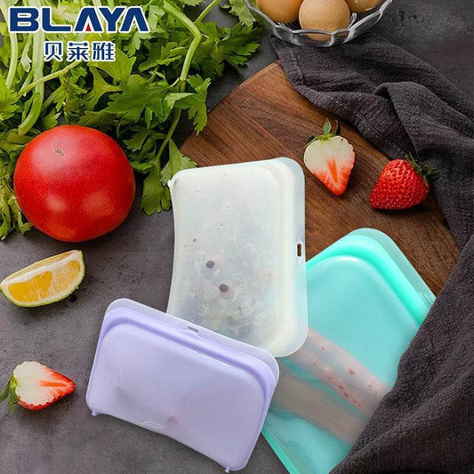 Silicone Vacuum Sealed Food Storage Bag - Mubimart