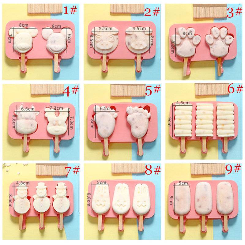 Silicone ice cream mold - Mubimart