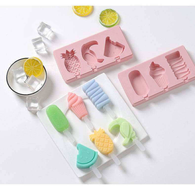 Silicone ice cream stick ice mold - Mubimart