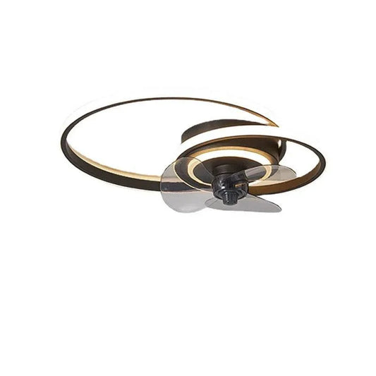 Simple-Modern-Bedroom-Ceiling-Fan-Lamp-Mubimart-9540 - Mubimart