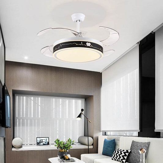 Simple One Restaurant Household Ceiling Fan Lighting Ceiling - Mubimart