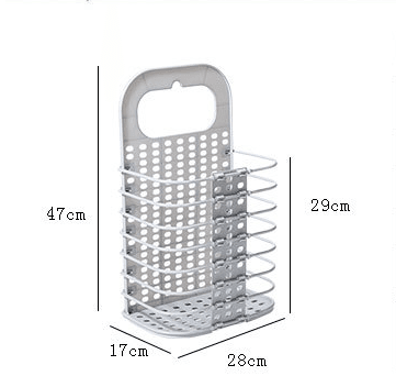 Simple Shape Household Collapsible Hamper - Mubimart
