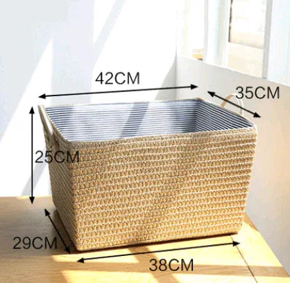 Simple-hamper-storage-basket-storage-basket-finishing-basket-large-size-clothes-basket-toy-basket-Mubimart-5693 - Mubimart