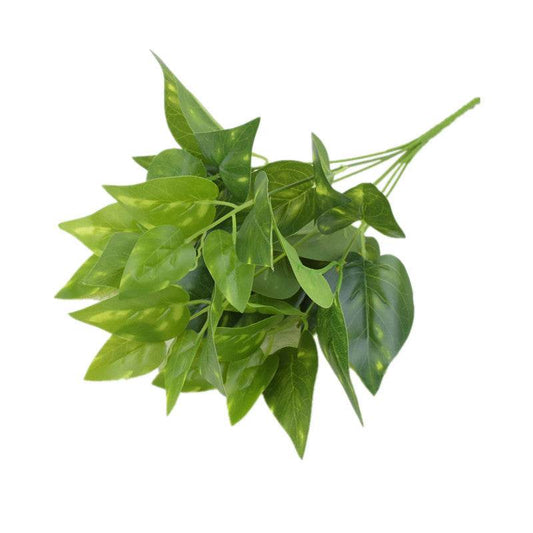 Single Bunch Of Artificial Flowers Artificial Green Plant Simulated Plants Grass Flower Plastic Flowers Fence Planter Partition Flower Arrangement Green Grass Green Radish - Mubimart