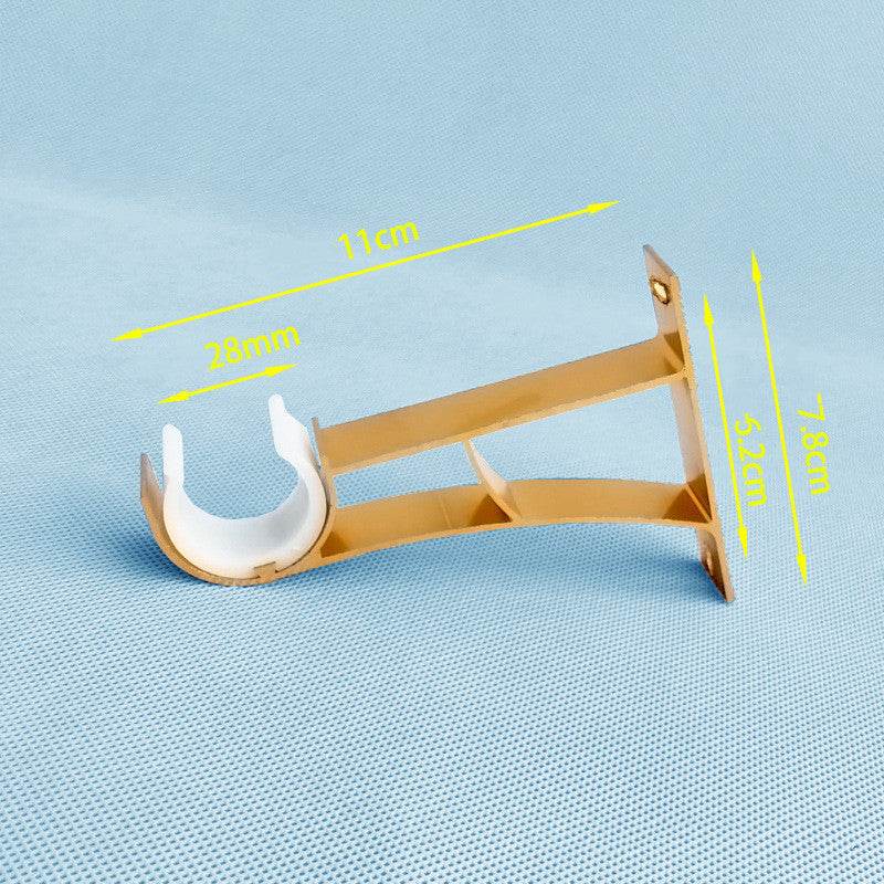 Single Side Roman Rod Seat Curtain Bracket Aluminum Alloy - Mubimart