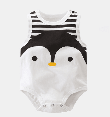 Sleeveless Baby rompers clothes newborn baby clothes - Mubimart